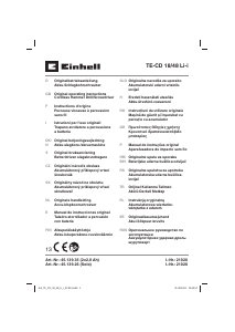 Brugsanvisning Einhell TE-CD 18/48 Li-i Bore-skruemaskine