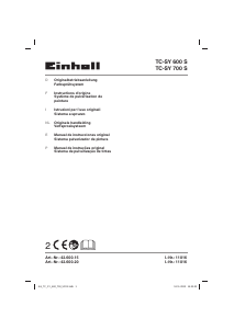 Manual de uso Einhell TC-SY 700 S Sistema de pintura