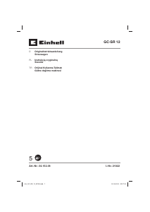 Instrukcja Einhell GC-SR 12 Rozrzutnik