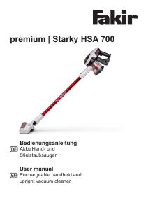 Handleiding Fakir HSA 700 Starky Stofzuiger