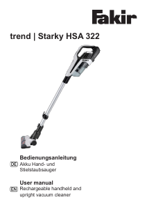 Handleiding Fakir HSA 322 Starky Stofzuiger