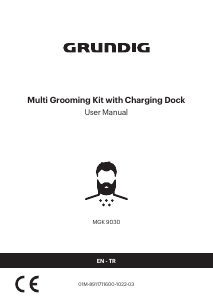 Manual Grundig MGK 9030 Beard Trimmer
