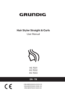 Manual Grundig HS 7032 Hair Straightener