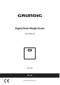 Handleiding Grundig PS 2111 Weegschaal