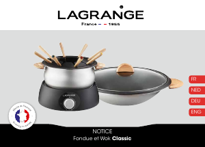 Manual Lagrange 349013 Classic Fondue