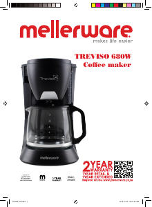 Mode d’emploi Mellerware 29500B Treviso Cafetière