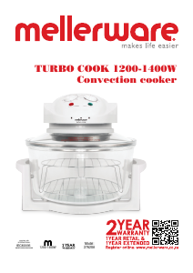 Handleiding Mellerware 27620A Turbo Cook Multicooker