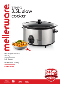 Manual de uso Mellerware 27565A Tempo Slow cooker