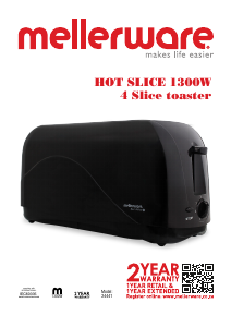 Manual Mellerware 24441 Hot Slice Toaster