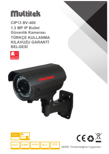 Kullanım kılavuzu Multitek CIP13 BV-400 IP Kamerası