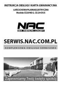 Instrukcja NAC CE20-NS-S Piła łańcuchowa