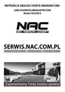 Instrukcja NAC CE22-NS-S Piła łańcuchowa