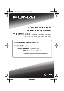 Bruksanvisning Funai 24FL513 LCD TV