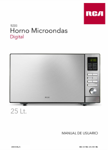 Manual de uso RCA R25DG-F Microondas