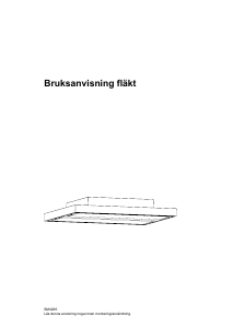 Bruksanvisning Silverline SM 4266 Köksfläkt
