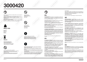 Manuale VonHaus 3000420 Tavolino