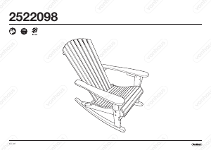 Priručnik VonHaus 2522098 Vrtna stolica