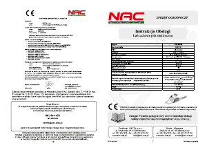 Instrukcja NAC CE20-O-S Piła łańcuchowa