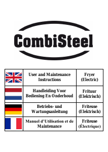 Manual CombiSteel 7178.0088 Deep Fryer