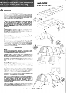 Bedienungsanleitung Bardani AirSpace 350 TC Zelt