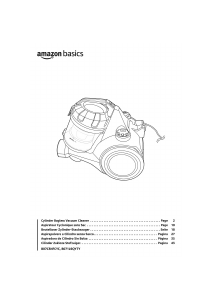 Manual AmazonBasics VCS35B15KC Vacuum Cleaner