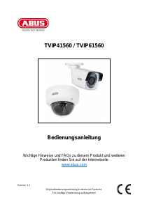 Bedienungsanleitung Abus TVIP41560 IP Kamera