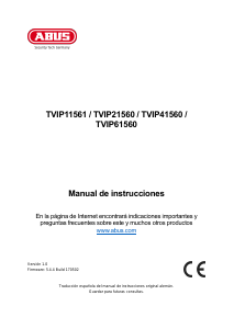 Manual de uso Abus TVIP41560 Cámara IP