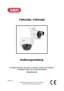 Bedienungsanleitung Abus TVIP61560 IP Kamera