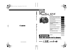 Manual de uso Canon PowerShot S3 IS Cámara digital