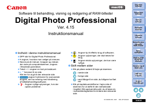 Brugsanvisning Canon Digital Photo Professonal 4.15 (macOS)