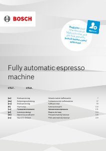 Brugsanvisning Bosch CTL7181B0 Espressomaskine