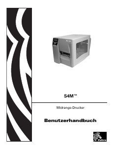 Bedienungsanleitung Zebra S4M Etikettendrucker