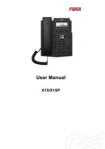 Manual Fanvil X1S Phone