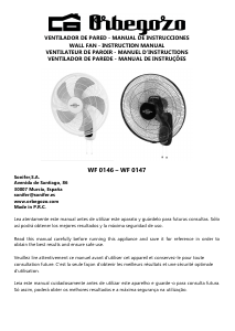 Manual Orbegozo WF 0147 Ventilador