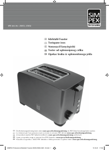 Bedienungsanleitung Simpex 25053 Toaster