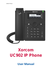 Handleiding Xorcom UC902 IP telefoon