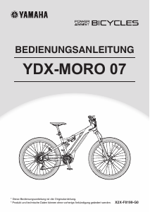 Bedienungsanleitung Yamaha YDX-MORO 07 (2022) Elektrofahrrad