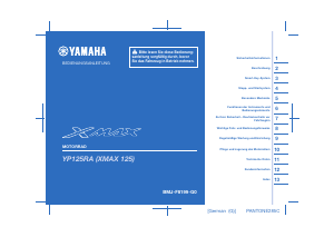 Bedienungsanleitung Yamaha X-max 125 (2023) Roller