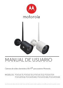 Manual de uso Motorola FOCUS72 Cámara IP