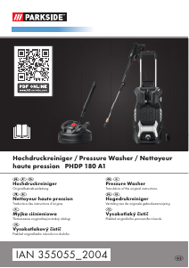 Manual Parkside PHDP 180 A1 Pressure Washer