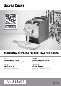 Manuale SilverCrest IAN 313492 Macchina per pasta