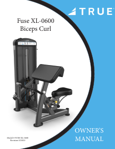 Handleiding True Fuse XL-0600 Fitnessapparaat