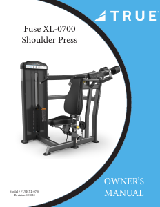 Manual True Fuse XL-0700 Multi-gym