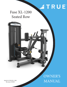 Manual True Fuse XL-1200 Multi-gym