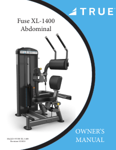 Handleiding True Fuse XL-1400 Fitnessapparaat