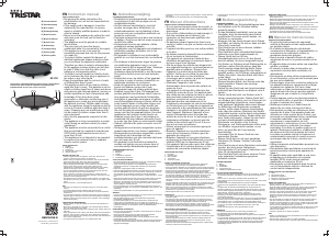 Bedienungsanleitung Tristar BP-2787 Tischgrill