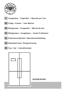 Manual Bertazzoni RCD84F4FXNC Fridge-Freezer