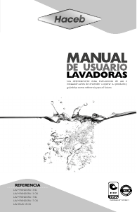 Manual de uso Haceb LAV M Pandora 13 BL Lavadora