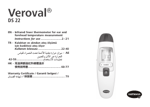 Kullanım kılavuzu Hartmann Veroval DS 22 Termometre