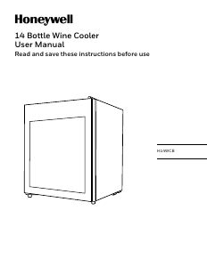 Manual Honeywell H14WCB Wine Cabinet